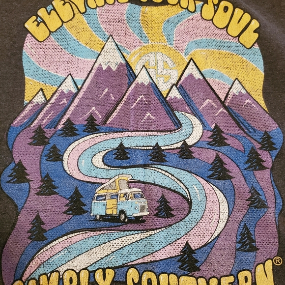 Simply Southern 2xl heather gray. Elevate your Soul. Tshirt - Picture 6 of 6